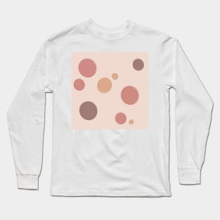 Colorful Circles Pattern Design Long Sleeve T-Shirt